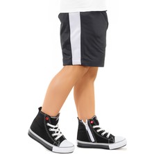 Kiko Kids Tinna Bağcıklı Erkek Çocuk Boğazlı Keten Spor Ayakkabı