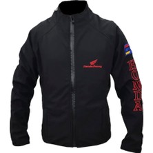 Xspeed Honda Logolu Erkek Soft Shell Mont  Siyah   Xl