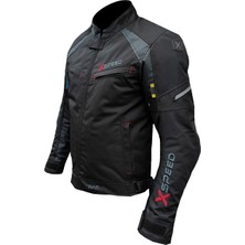 Xspeed War Erkek Dört Mevsim Motosiklet Mont Siyah Gri- 2xl