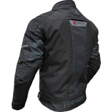 Xspeed War Erkek Dört Mevsim Motosiklet Mont Siyah Gri- 4xl