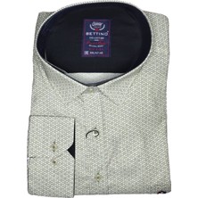 Maruf Shop Erkek Büyük Beden 125 Kilo Için Uygun Likralı Uzun Kol Gömlek