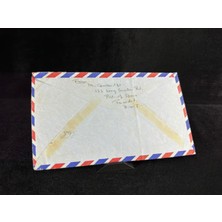 Ephemera Uçak Postası Air Mail 1942 Yılında Trinidad And Tobago Dan Ingiltere'ye  Postalanmış 60 ve 8 Cent Pullu