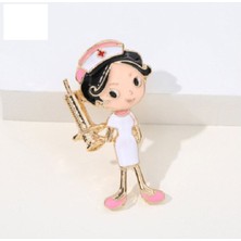 Marimari Doktor - Hemşire Hastane Aksesuar Broş ,yaka Iğnesi