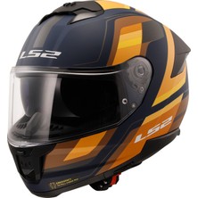 Ls2 Stream 2 Vıntage -Turuncu-Kahverengi Kask