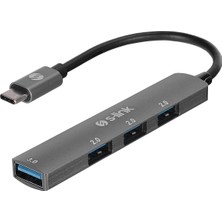 S-Lınk SW-U324 3*usb2.0, 1*usb3.0 Type-C Metal USB Hub Çoklayıcı