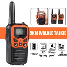 Valkyrie 2 Adet Şarjlı Bataryalı Telsiz Seti Walkie Talkie Vox El Telsizi 2li Paket