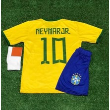 Cheecky Chic Brezilya 2023/24 Yeni Sezon Neymar Jr Çocuk Forması 4'lü Set Zyn