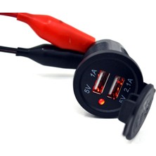 12V Tekne Karavan USB Şarj Portu