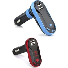 Noyiska Tüm Araçlara Uyumlu Bluetooth Araç Kiti Fm Transmitter Araç Şarj Cihazı Lenova  Huawei Samsung Iphone Oppo Uyumlu Fmtransmitter