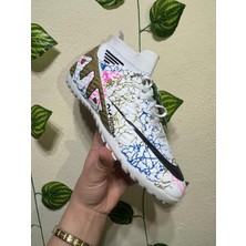 Laliga Yeni Sezon Beyaz Altın Halı Saha Ayakkabısı