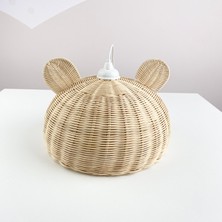 Bon Chic Baby Bear Küçük Rattan Aydınlatma