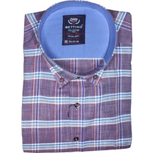 Maruf Shop Erkek Büyük Beden 125 Kilo Için Uygun Kısa Kol Gömlek