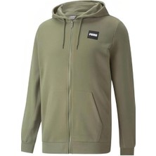 Puma Full Zıp Hoodıe Yeşil Sweatshirt 847025-02