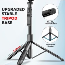 Kensa Tripod L16 Bluetooth Çok Fonksiyonlu Kablosuz Kumandalı Tüm Akıllı Telefonlara Uyumlu Büyük Boy