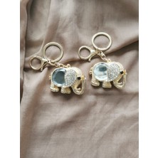 Unique Touch Taşlı Fil Anahtarlık Yüksek Kaliteli/krystal Elephant Keychain