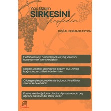 Gustolea Nature Yaş Üzüm Sirkesi Doğal Fermantasyon (Filtre Edilmemiş) (500 Ml)