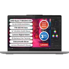 Lenovo Yoga 7 Amd Ryzen™ 7 8840HS 16 GB 1 Tb SSD Freedos 83DK005PTR