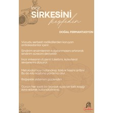 Gustolea Nature Incir Sirkesi Doğal Fermantasyon (Filtre Edilmemiş) (500 Ml)