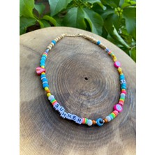 Store By Dilara Summer Yazılı Fimo Kolye