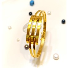 Kaburga Kelepçe Bileklik 22 Ayar Altın HD VİDEOLU