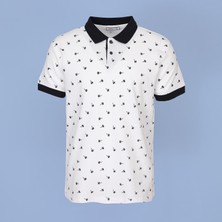 Wanex Erkek Çocuk Kısa Kol Polo Yaka Tişört - 16921 - Beyaz