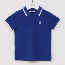Wanex Erkek Çocuk Kısa Kollu Polo Yaka Tişört - 16471 - Saks
