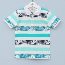 Wanex Erkek Çocuk Kısa Kollu Polo Yaka Tişört - 15852 - Turkuaz