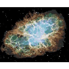 Womb Hobby Nebuladan Yansıyanlar Sayılarla Boyama Seti 40X50 cm (Tuvale Gerili)