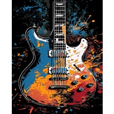 Womb Hobby Rock And Roll Sayılarla Boyama Seti 40X50 cm (Tuvale Gerili)