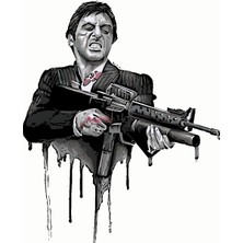 Womb Hobby Scar Face Boyama Seti 40X50 cm (Tuvale Gerili)