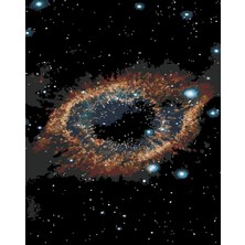 Womb Hobby Uzayın Gözü Boyama Seti 40X50 cm (Tuvale Gerili)