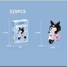 Syn İletişim Kuromi Sanrio Y2K Kpop Yap Boz Puzzle Eğitici Brıcks Motosikletli 319 Parça Hediye