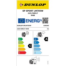 Dunlop 225/50 R17 94W Sp Sport Lm705 Oto Yaz Lastiği ( Üretim Yılı: 2024 )