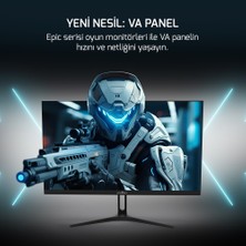 James Donkey Epic E10 23.8'' 200Hz 0.5Ms FHD VA Panel Gaming Monitör (Sıfır Ölü Piksel Garantili)