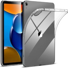 TEKNETSTORE Apple Ipad Air 6 11 Inç 2024 M2 Çip Uyumlu Kılıf Silikon Koruyucu + Ekran Koruyucu + Kalem