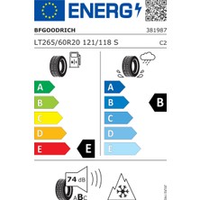 Bfgoodrich 265/60 R20 121/118S Lre Rbl All Terrain T/A Ko2 4 Mevsim Lastiği (Üretim Yılı:2023)
