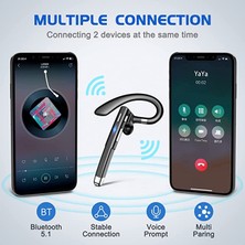 Good Shop Kablosuz Bluetooth Kulaklık 51 Eller Serbest Enc Çağrı Gürültü Azaltma Sürüş Tek Kulak Iş Kulaklıkları (Yurt Dışından)