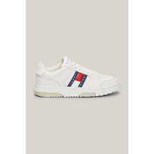 Tommy Hilfiger Kadın Brooklyn Deri Beyaz Sneaker