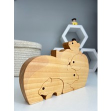 Hbs Art Design Ayı Ailesi Desen Dekor Oyuncak
