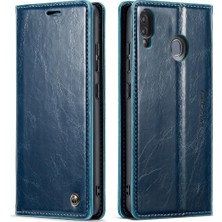 SZY Market Samsung Galaxy A20 Için Flip CASE/A30 Kickstand Çılgın At Pu Deri (Yurt Dışından)