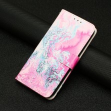 SZY Market Xiaomi 12 Pro Için Flip Case Kart Yuvaları Tutucu Manyetik Mermer Desen Tam (Yurt Dışından)