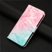 SZY Market Huawei P40 Pro Kart Yuvaları Tutucu Için Flip Case Mermer Desen Manyetik Pu (Yurt Dışından)