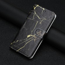 SZY Market Huawei P40 Pro Kart Yuvaları Tutucu Için Flip Case Mermer Desen Manyetik Pu (Yurt Dışından)