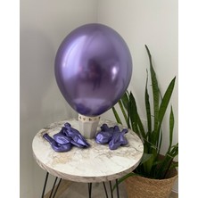 Funi Parti Malzemeleri Mor Krom Balon 10LU