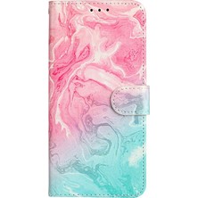 SZY Market Samsung Galaxy Flip Mermer Desen Pu Deri Cüzdan Tam Için Flip Case (Yurt Dışından)