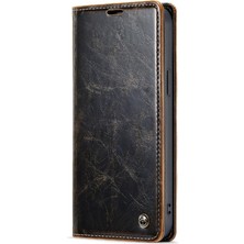 SZY Market Iphone 13 Için Flip Case Pro Kickstand Kart Tutucu Retro Cüzdan Kapak Pu (Yurt Dışından)