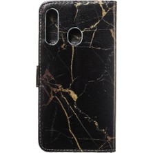 SZY Market Samsung Galaxy A60 Mermer Desen Pu Deri Cüzdan Kart Için Flip Case (Yurt Dışından)