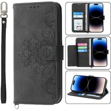 SZY Market Samsung Galaxy M55 Darbeye Dayanıklı Kabartmalı Bileklik Çoklu Için Flip Case (Yurt Dışından)