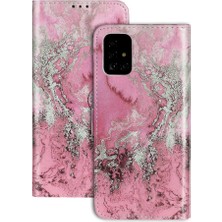 SZY Market Samsung Galaxy A71 4g Manyetik Tam Koruma Mermer Kart Için Flip Case (Yurt Dışından)