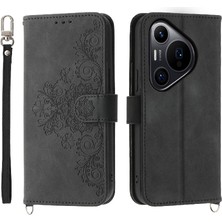 SZY Market Huawei Pura 70 Pro Çoklu Kredi Kartı Yuvaları Bileklik Için Flip Case (Yurt Dışından)